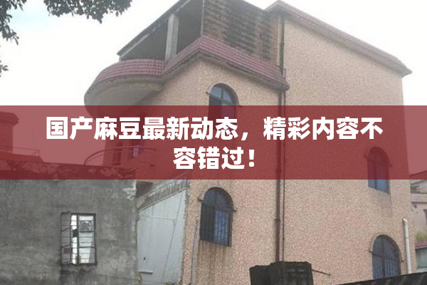 国产麻豆最新动态，精彩内容不容错过！