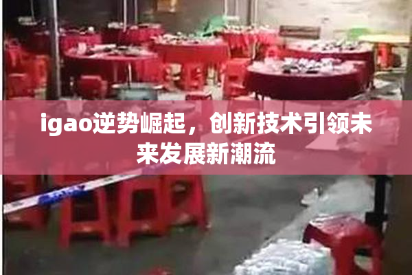 igao逆势崛起，创新技术引领未来发展新潮流