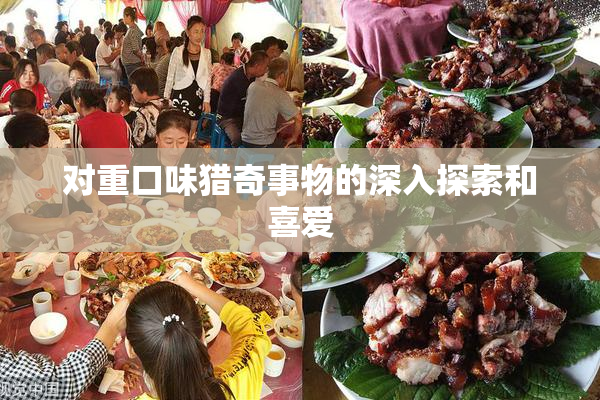 对重口味猎奇事物的深入探索和喜爱
