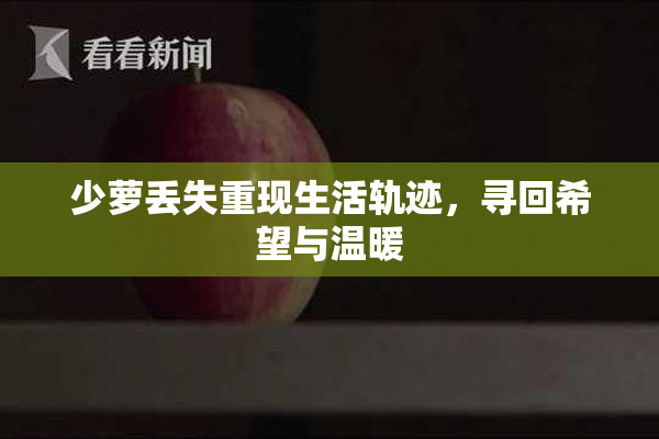 少萝丢失重现生活轨迹，寻回希望与温暖