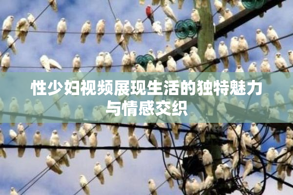 性少妇视频展现生活的独特魅力与情感交织