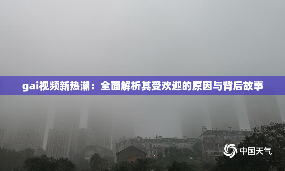 gai视频新热潮：全面解析其受欢迎的原因与背后故事