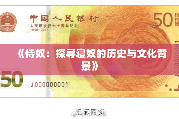 《侍奴：探寻寝奴的历史与文化背景》