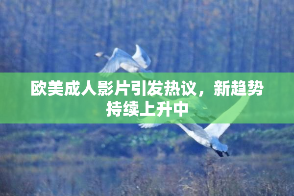 欧美成人影片引发热议，新趋势持续上升中
