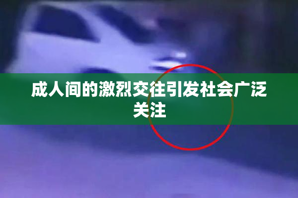 成人间的激烈交往引发社会广泛关注