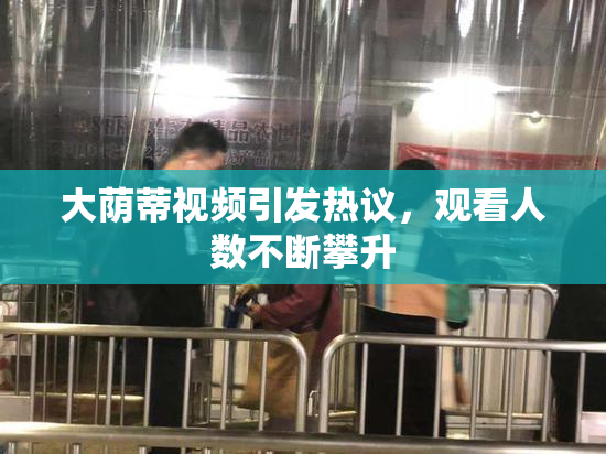 大荫蒂视频引发热议，观看人数不断攀升