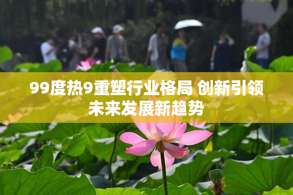 99度热9重塑行业格局 创新引领未来发展新趋势