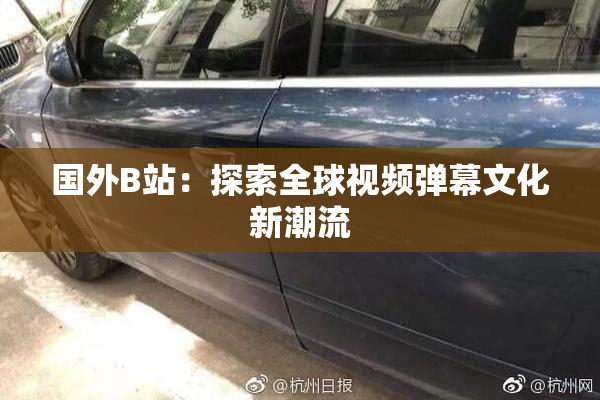 国外B站：探索全球视频弹幕文化新潮流