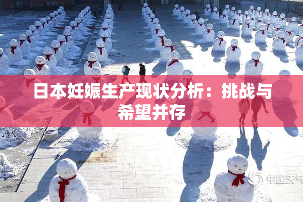 日本妊娠生产现状分析：挑战与希望并存