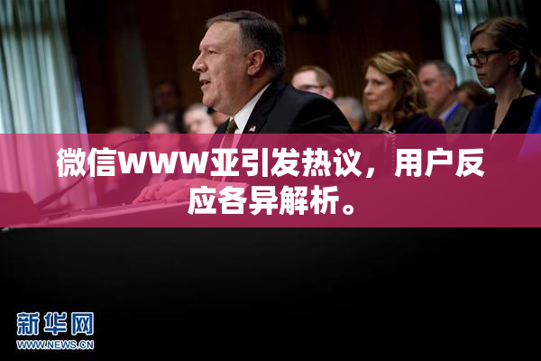 微信WWW亚引发热议，用户反应各异解析。