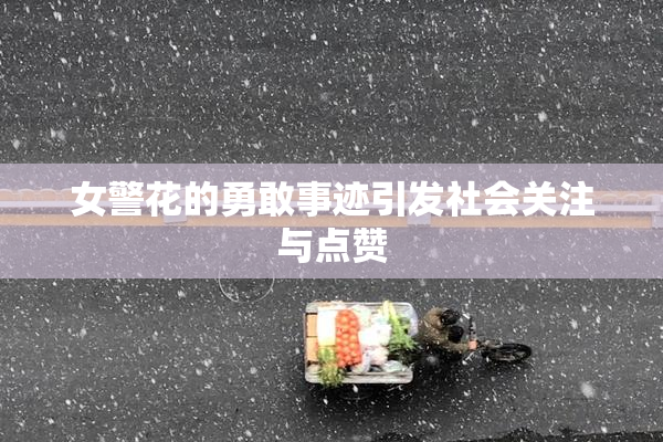 女警花的勇敢事迹引发社会关注与点赞