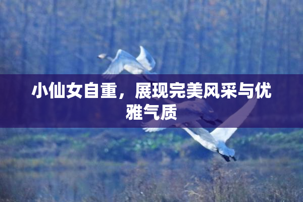 小仙女自重，展现完美风采与优雅气质