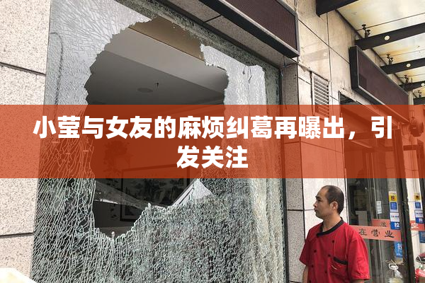 小莹与女友的麻烦纠葛再曝出，引发关注
