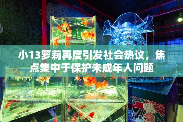 小13箩莉再度引发社会热议，焦点集中于保护未成年人问题