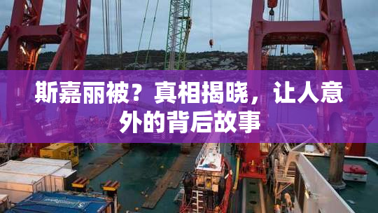 斯嘉丽被？真相揭晓，让人意外的背后故事