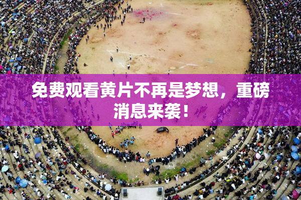 免费观看黄片不再是梦想，重磅消息来袭！