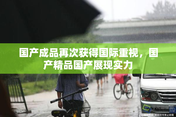国产成品再次获得国际重视，国产精品国产展现实力