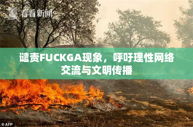 谴责FUCKGA现象，呼吁理性网络交流与文明传播