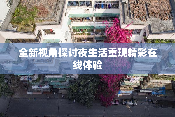 全新视角探讨夜生活重现精彩在线体验