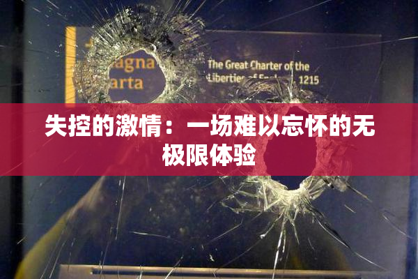 失控的激情：一场难以忘怀的无极限体验