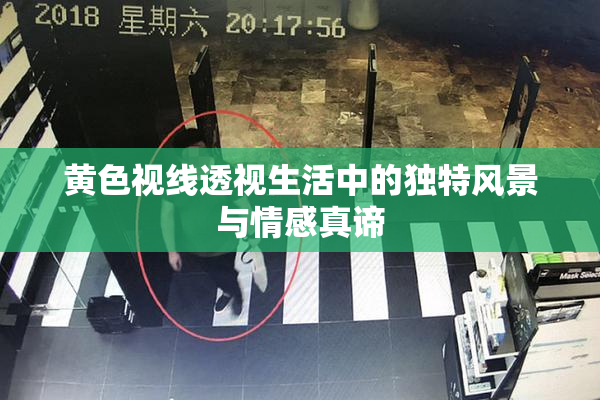 黄色视线透视生活中的独特风景与情感真谛