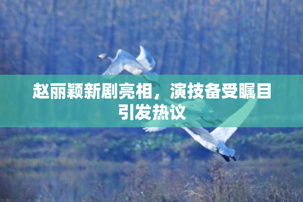 赵丽颖新剧亮相，演技备受瞩目引发热议