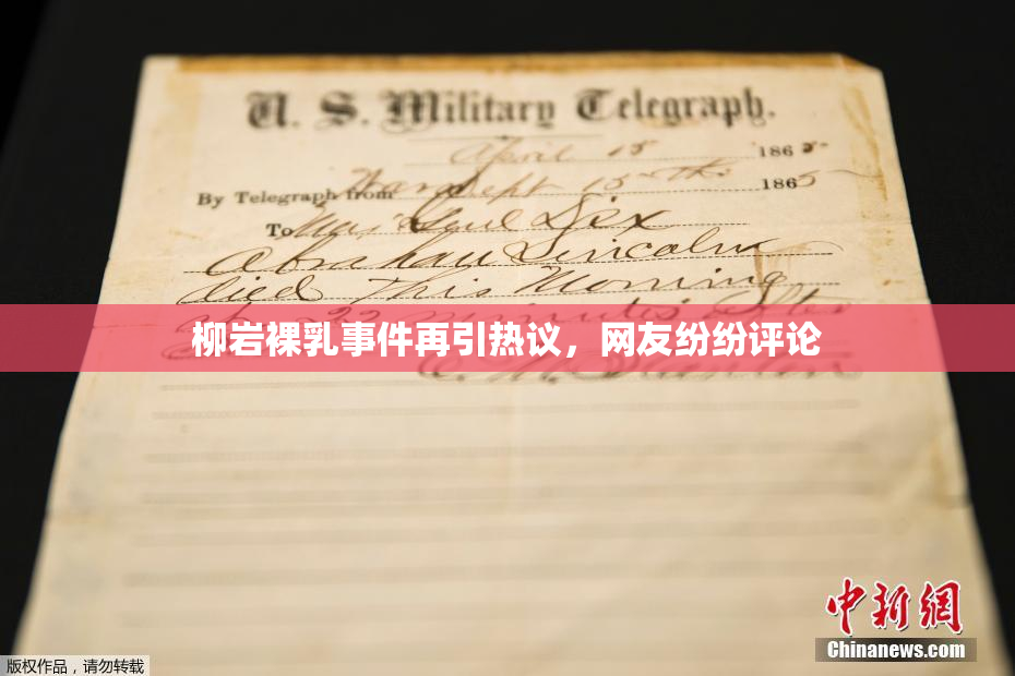 柳岩裸乳事件再引热议，网友纷纷评论