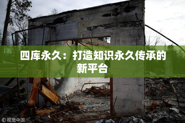 四库永久：打造知识永久传承的新平台