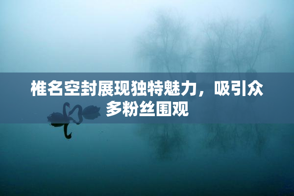 椎名空封展现独特魅力，吸引众多粉丝围观