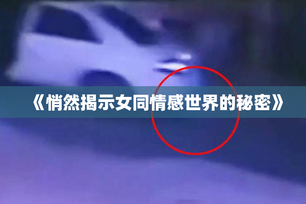 《悄然揭示女同情感世界的秘密》