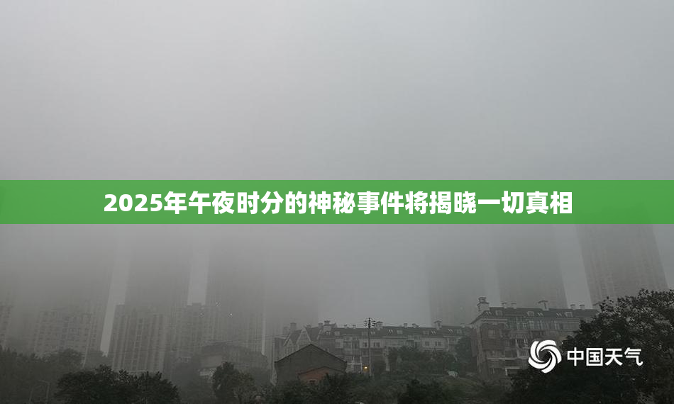 2025年午夜时分的神秘事件将揭晓一切真相