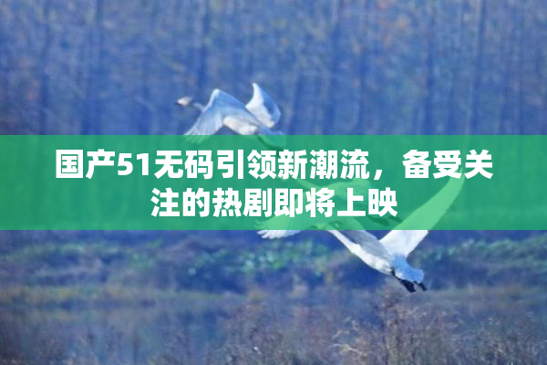 国产51无码引领新潮流，备受关注的热剧即将上映