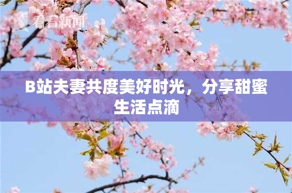 B站夫妻共度美好时光，分享甜蜜生活点滴