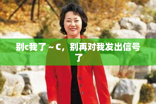别c我了～C，别再对我发出信号了