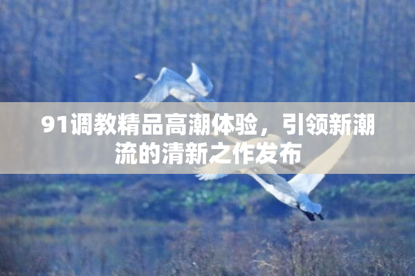 91调教精品高潮体验，引领新潮流的清新之作发布
