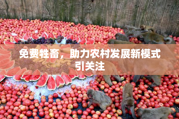 免费牲畜，助力农村发展新模式引关注