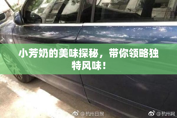 小芳奶的美味探秘，带你领略独特风味！