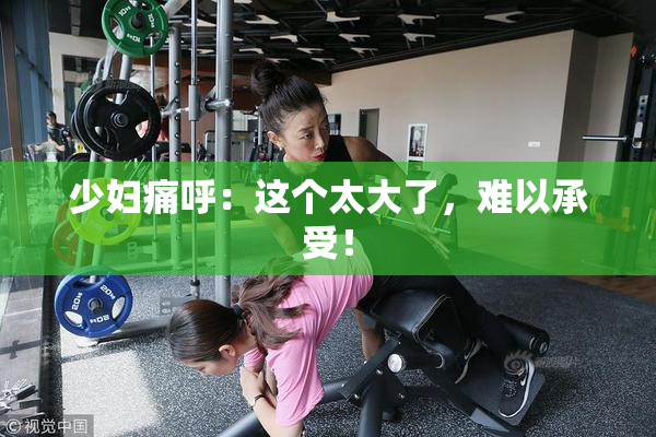 少妇痛呼：这个太大了，难以承受！