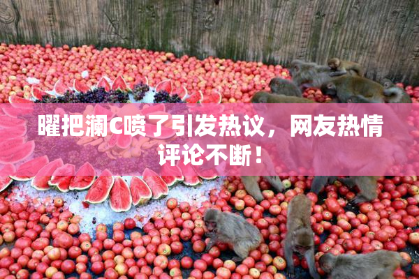 曜把澜C喷了引发热议，网友热情评论不断！
