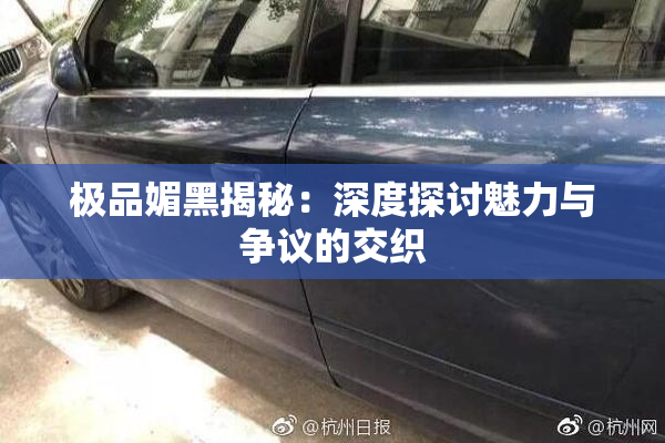 极品媚黑揭秘：深度探讨魅力与争议的交织