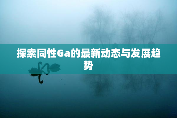探索同性Ga的最新动态与发展趋势