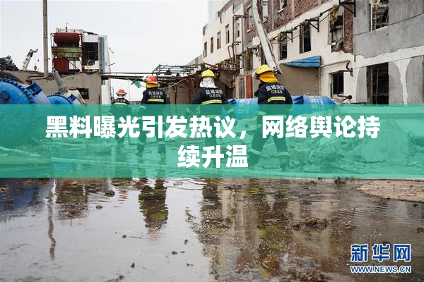 黑料曝光引发热议，网络舆论持续升温