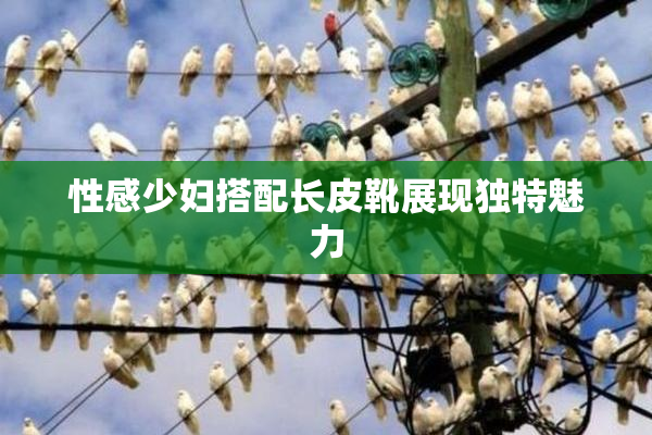 性感少妇搭配长皮靴展现独特魅力