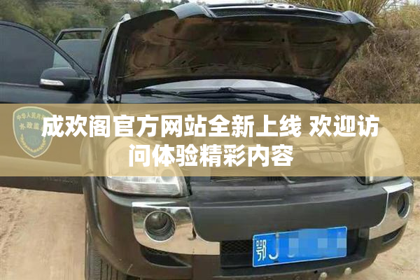 成欢阁官方网站全新上线 欢迎访问体验精彩内容