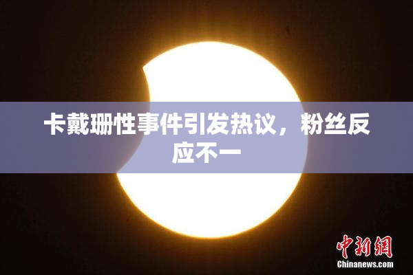 卡戴珊性事件引发热议，粉丝反应不一