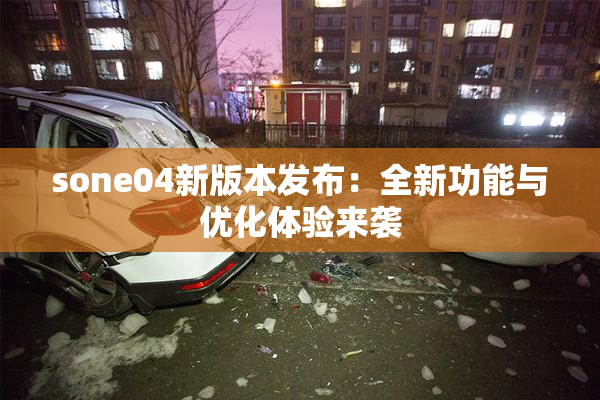 sone04新版本发布：全新功能与优化体验来袭