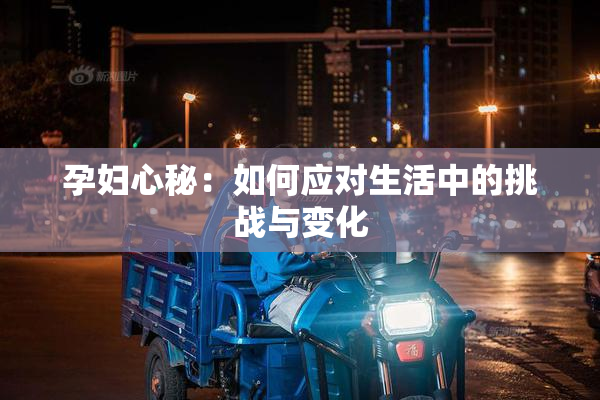 孕妇心秘：如何应对生活中的挑战与变化