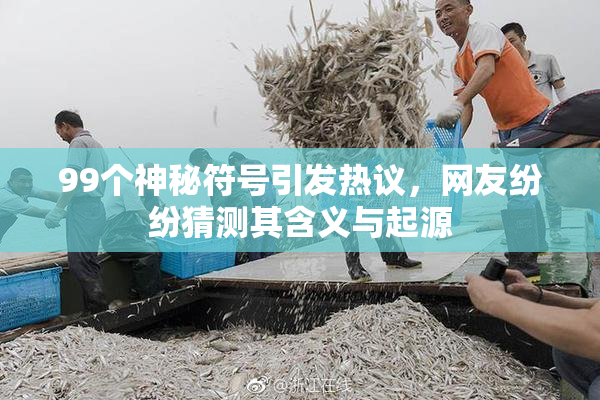 99个神秘符号引发热议，网友纷纷猜测其含义与起源
