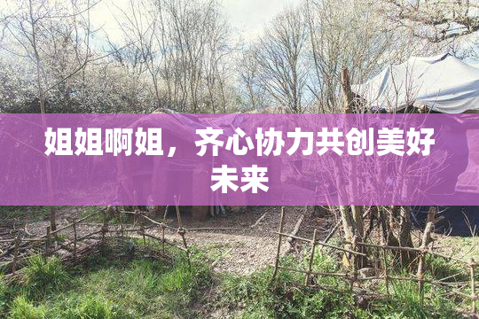 姐姐啊姐，齐心协力共创美好未来