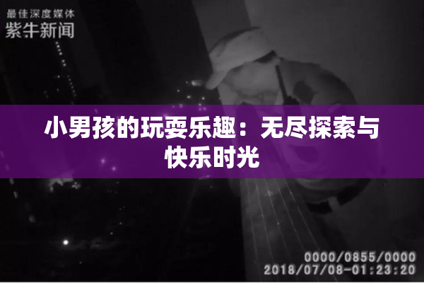 小男孩的玩耍乐趣：无尽探索与快乐时光
